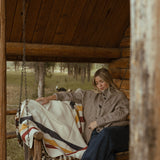 Frontier Wool Throw Blanket